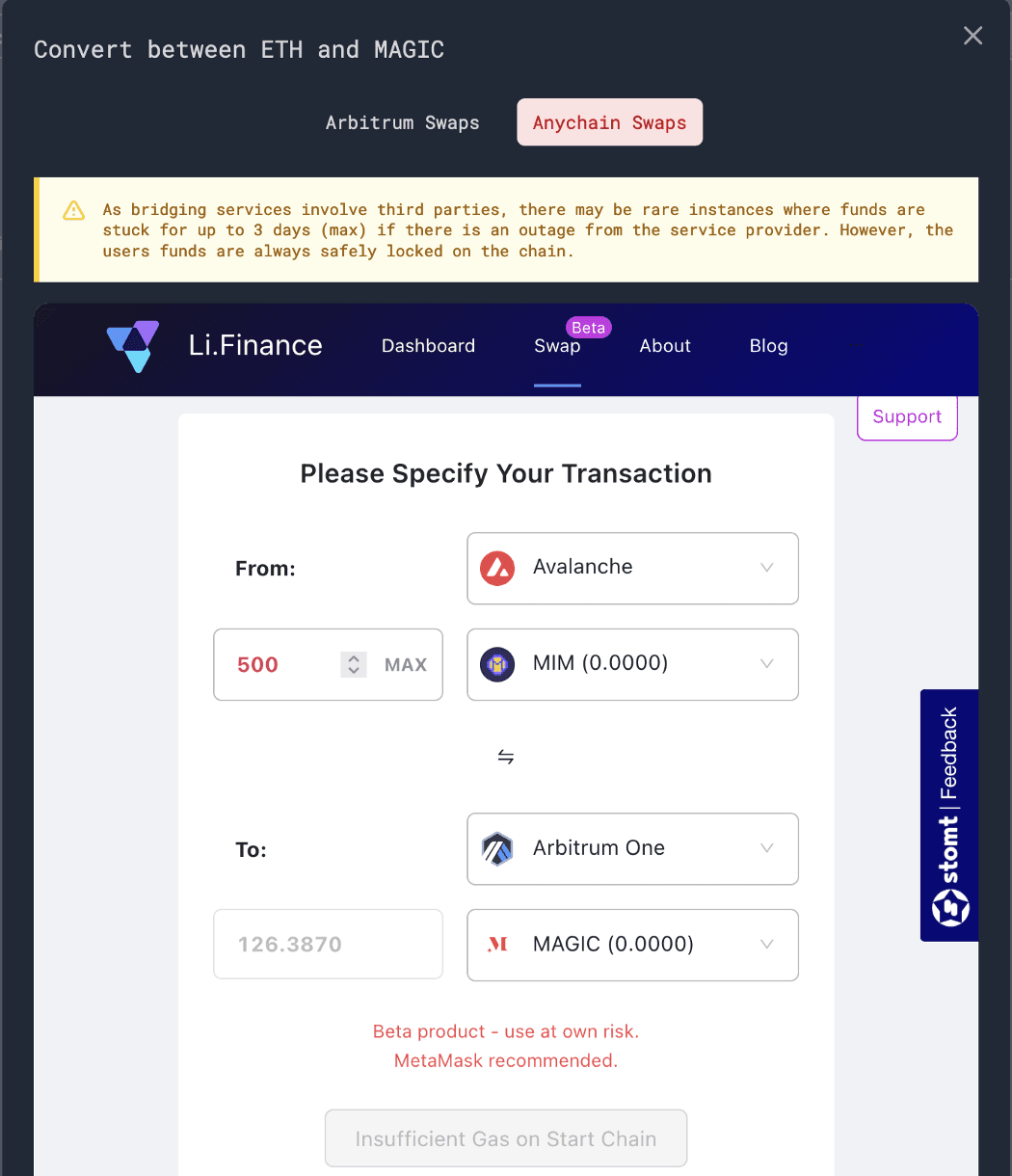 arbitrum-cross-chain-swaps-treasure-marketplace
