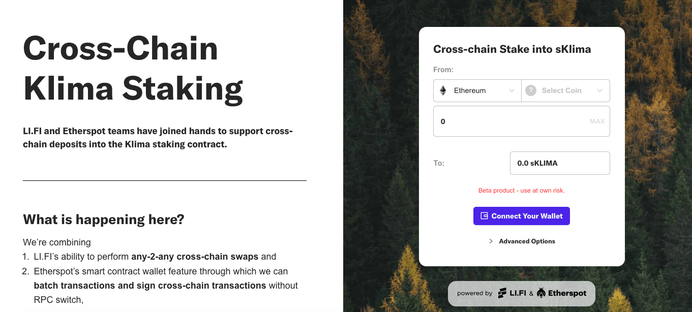 cross-chain-klima-staking
